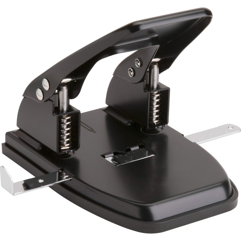 Business Source Heavy-Duty Hole Punch (65626), Black, Small (1-24) - Image 1